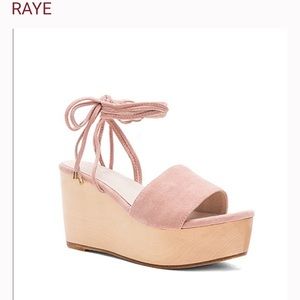 Raye Platform Wedge Sandal size 7 Color Ballet